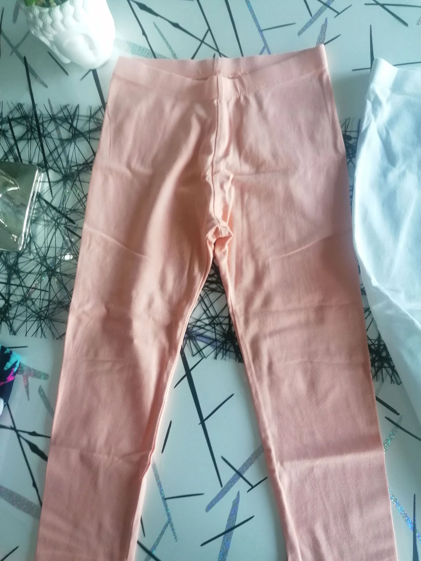 Lote de 2 leggings naranja blanco talla 10 años 👧🏻 – photo 5